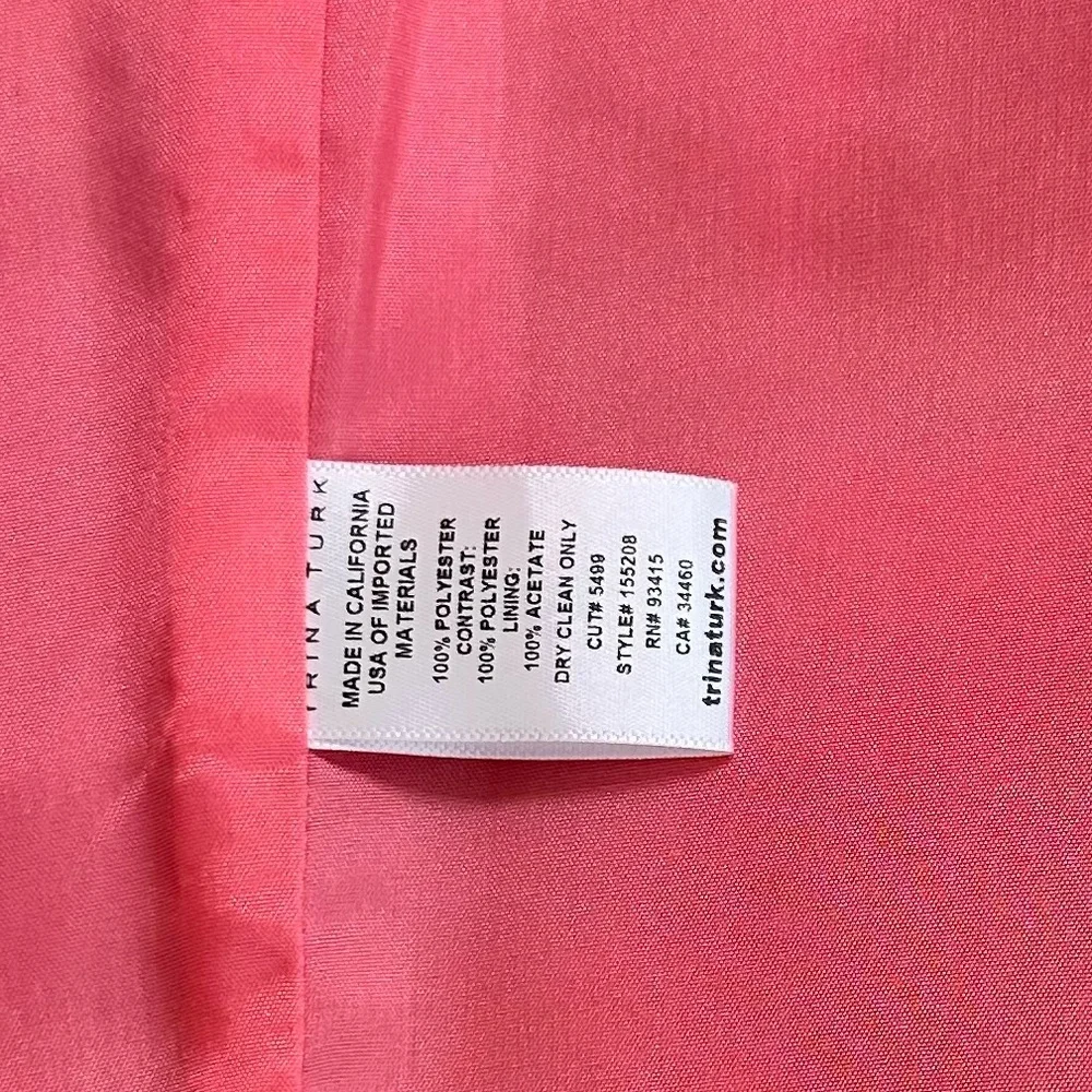 TRINA TURK ~ Orange/Pink/Green/Purple A-Line Skirt size 8